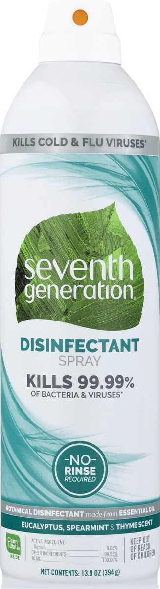 slide 1 of 2, Seventh Generation Eucalyptus Spearmint & Thyme Scent Disinfectant Spray 13.9 oz, 14 oz