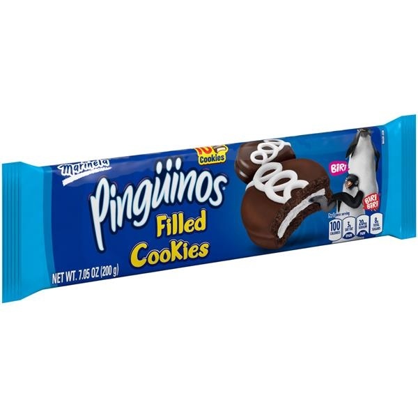 slide 1 of 1, Marinela Pinguinos Filled Cookies, 10 ct; 7.05 oz