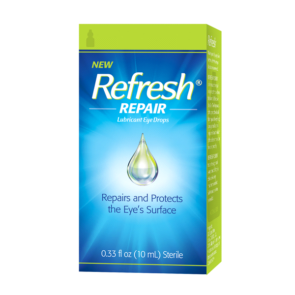 slide 1 of 1, Refresh Repair Lubricant Eye Drops, 0.33 fl oz