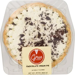 Cyrus O'Leary's Chocolate Cream Pie