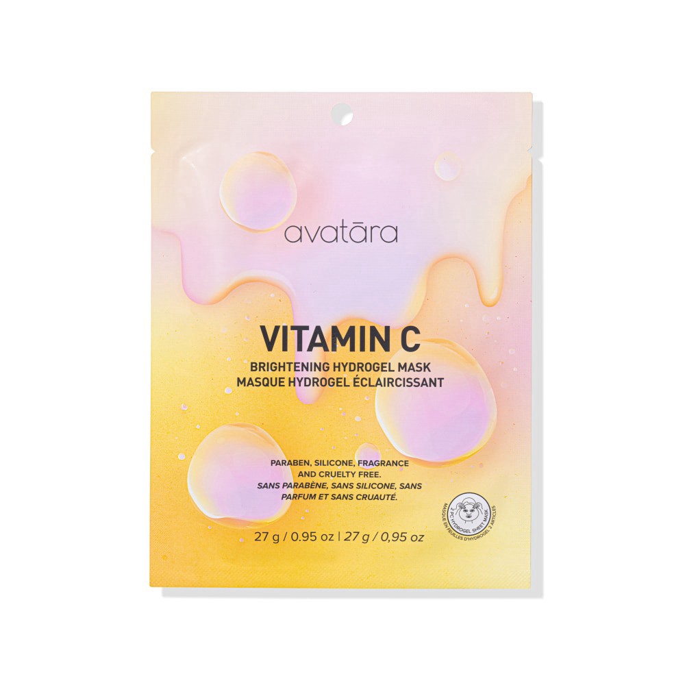 slide 1 of 3, Avatara Vitamin C Brightening Hydrogel Mask, 1 ct