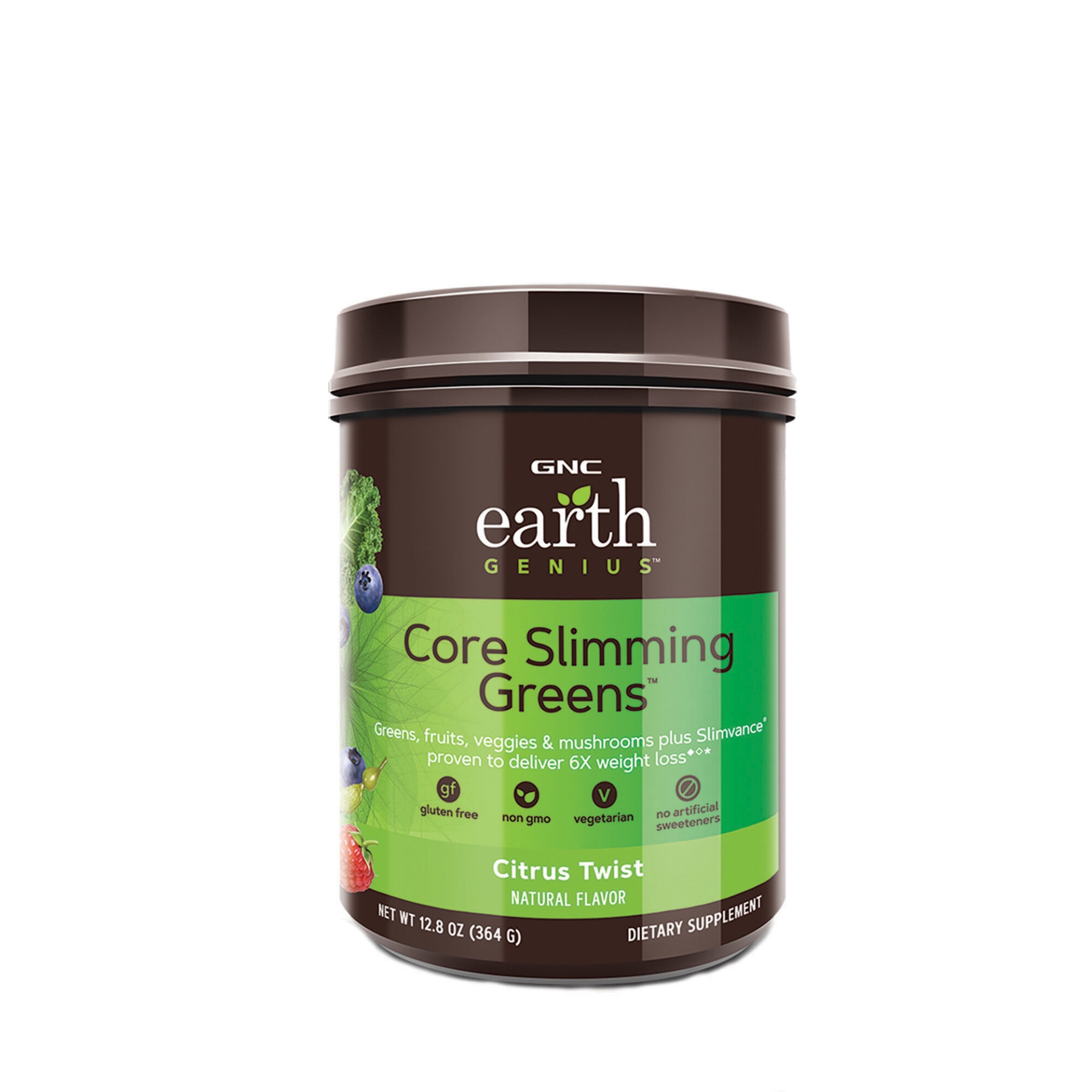 slide 1 of 1, GNC Earth Genius Core Slimming Greens - Citrus Twist (California Only), 1 ct