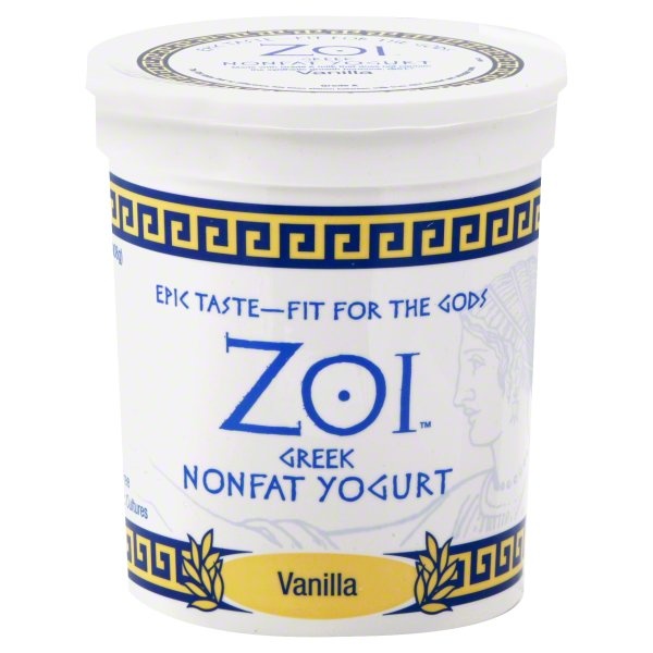 slide 1 of 1, Zoi Greek Yogurt Traditional Style Vanilla, 32 oz