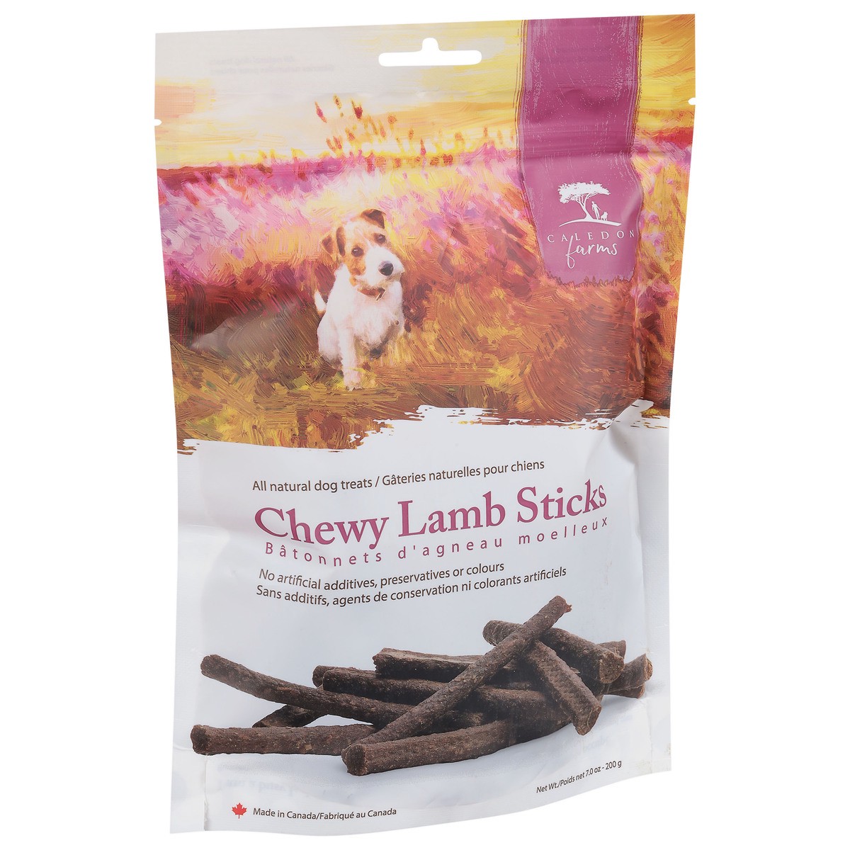 slide 2 of 10, Caledon Farms Chewy Lamb Sticks Dog Treats 7.0 oz, 4.9 oz