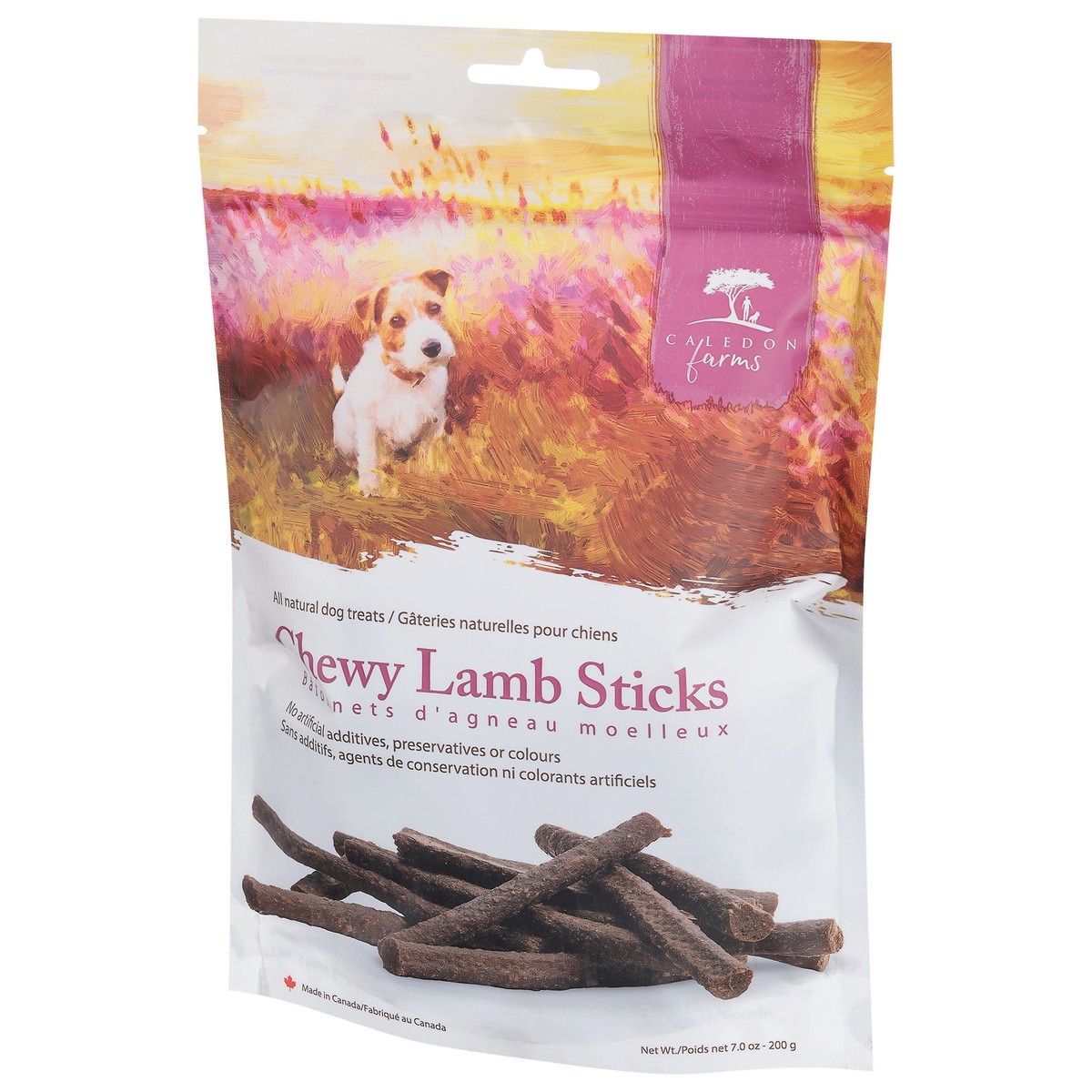 slide 8 of 10, Caledon Farms Chewy Lamb Sticks Dog Treats 7.0 oz, 4.9 oz