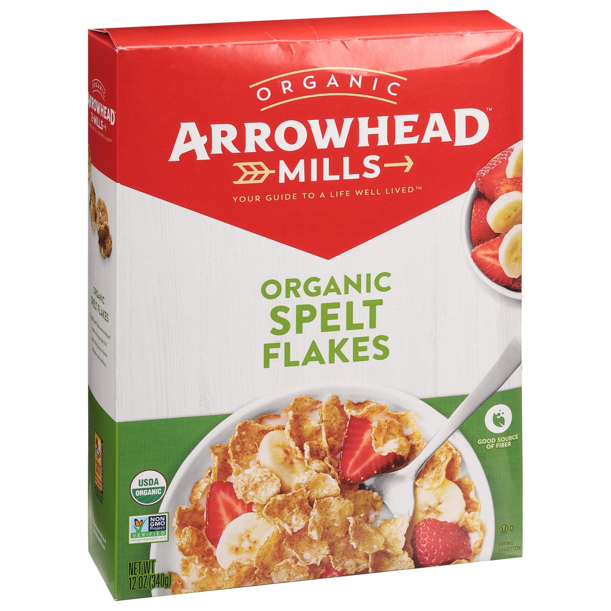 slide 2 of 9, Arrowhead Mills Organic Spelt Flakes 12 oz, 12 oz