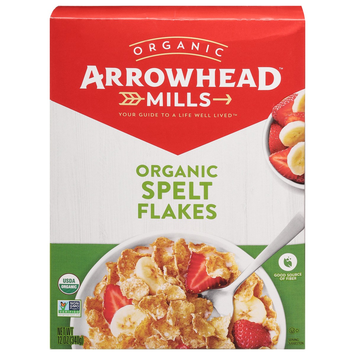 slide 1 of 9, Arrowhead Mills Organic Spelt Flakes 12 oz, 12 oz