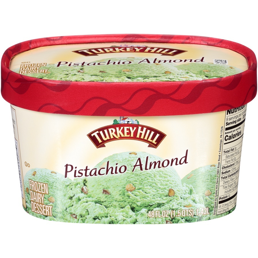 Turkey Hill Pistachio Almond Ice Cream 48 fl oz Shipt