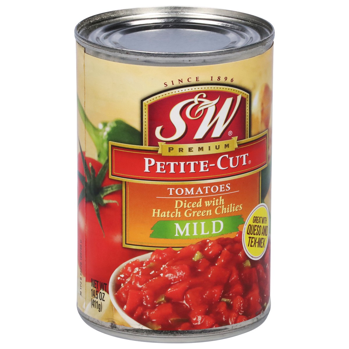 slide 2 of 9, S&W Petite-Cut Mild Premium Tomatoes 14.5 oz, 14.5 oz