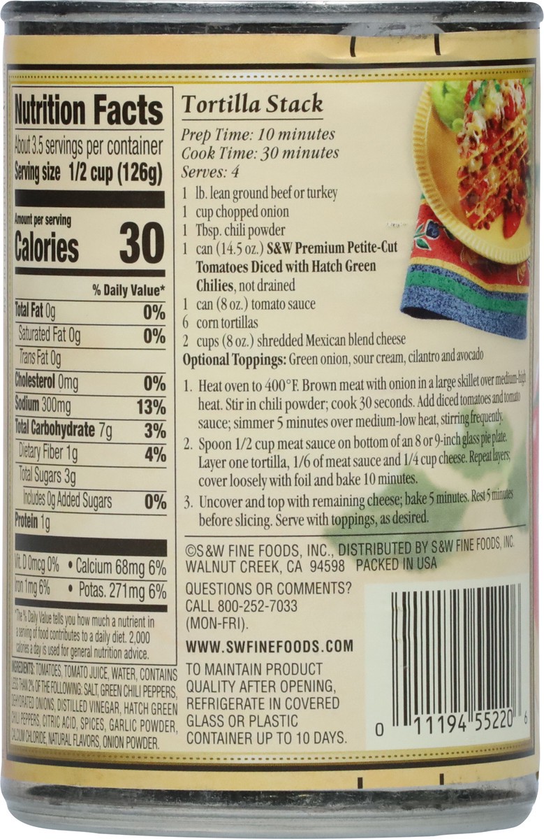 slide 5 of 9, S&W Petite-Cut Mild Premium Tomatoes 14.5 oz, 14.5 oz
