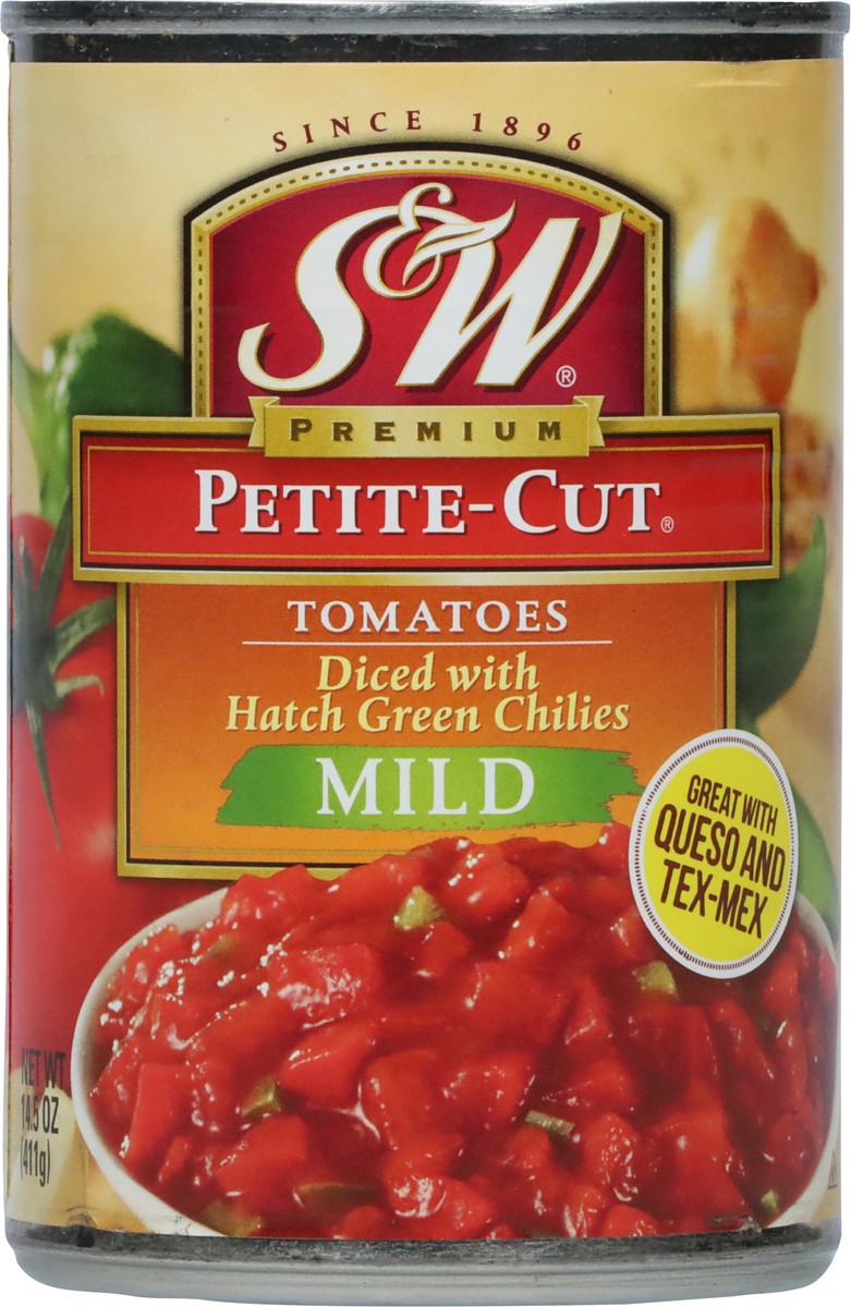 slide 6 of 9, S&W Petite-Cut Mild Premium Tomatoes 14.5 oz, 14.5 oz