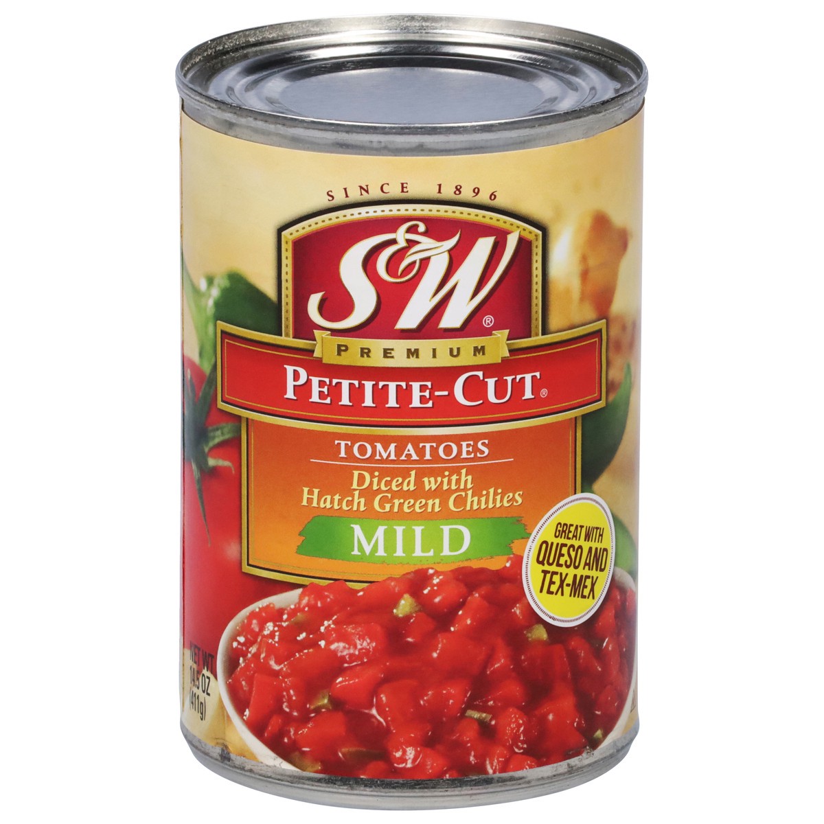slide 1 of 9, S&W Petite-Cut Mild Premium Tomatoes 14.5 oz, 14.5 oz