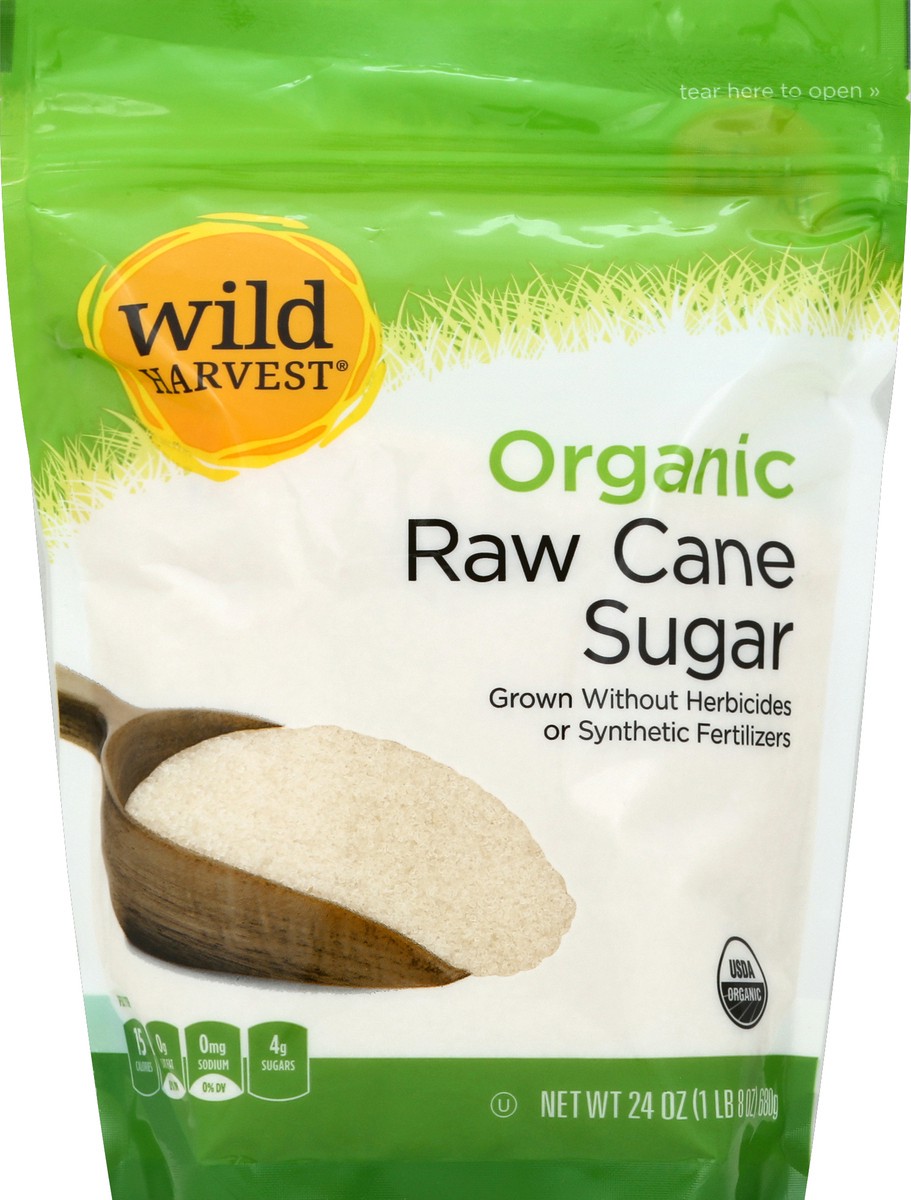 slide 1 of 1, Wild Harvest Organic Cane Sugar, 24 oz