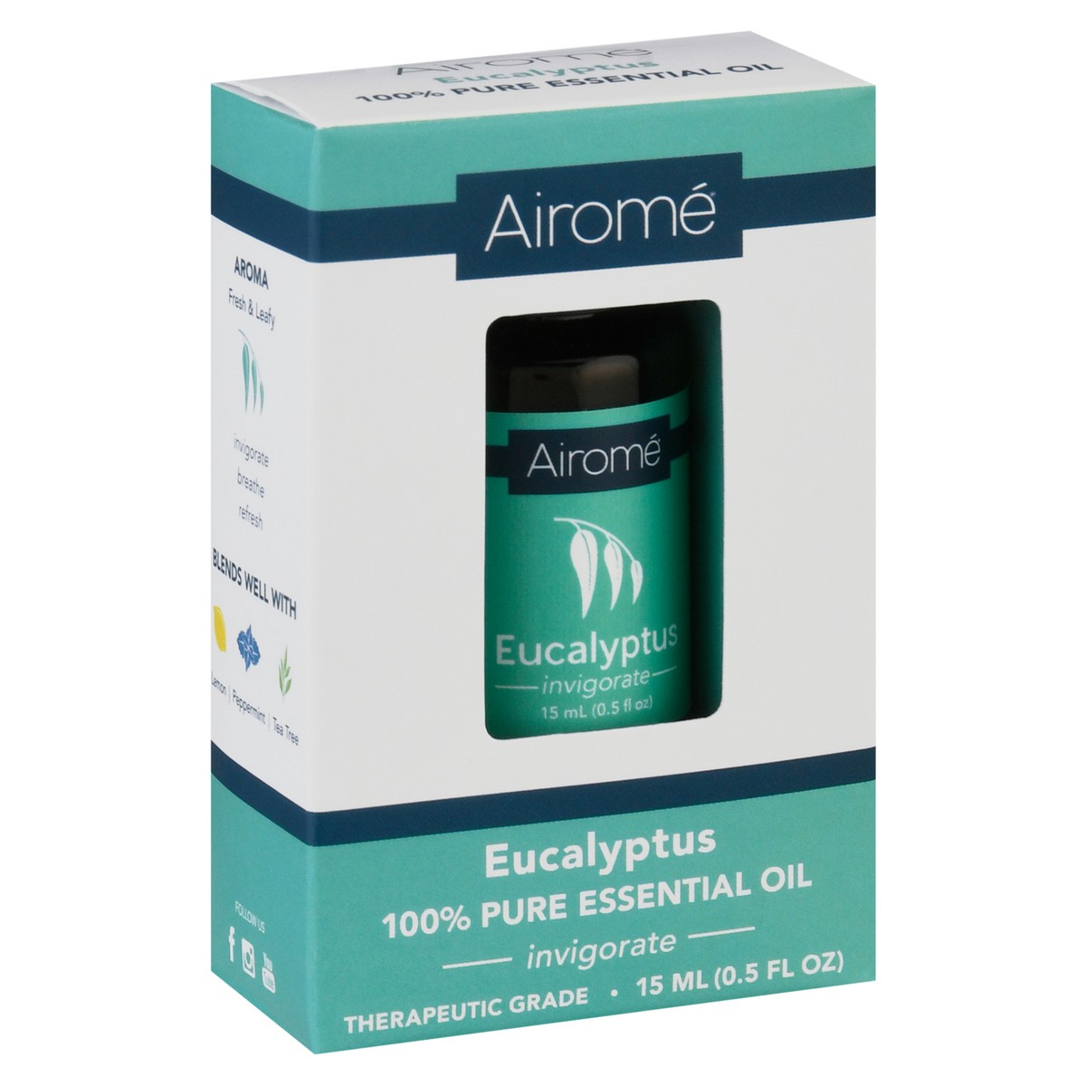 slide 4 of 12, Airomé Invigorate Eucalyptus Essential Oil 15 ml, 15 ml