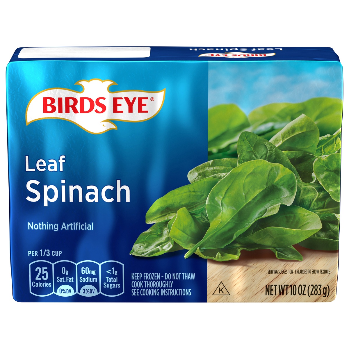 slide 1 of 1, Birds Eye Leaf Spinach, 10 oz