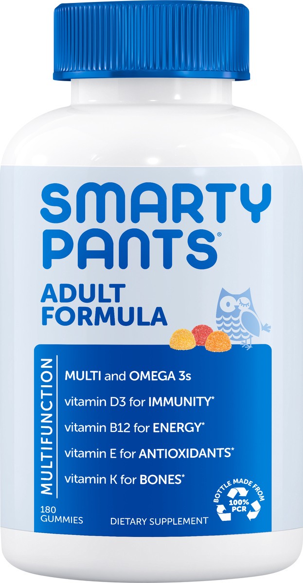 slide 3 of 6, SmartyPants Adult Formula Gummy Multivitamin, 180 Ct, 180 ct