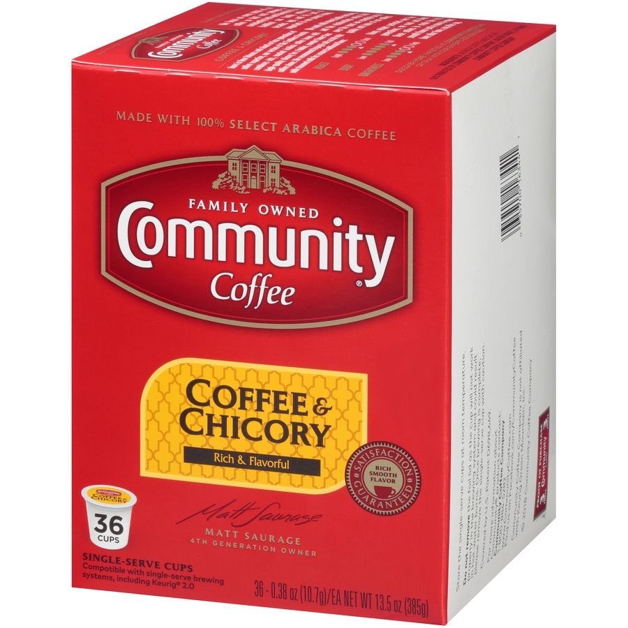 Community Coffee Coffee Coffee & Chicory SingleServe Cups 36 ct Box 13