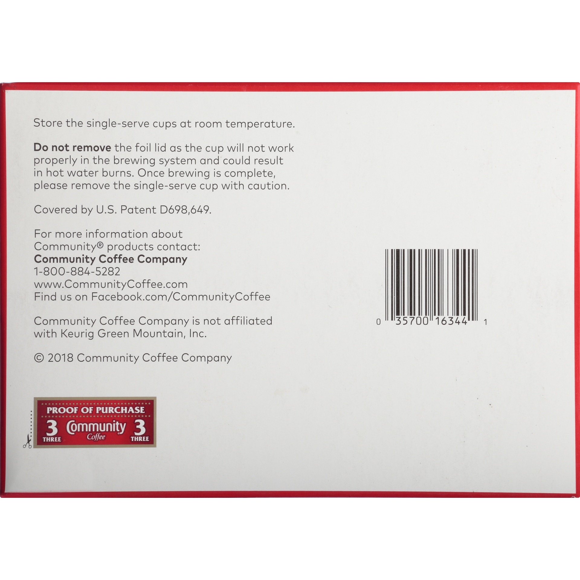 Community Coffee Coffee Coffee & Chicory SingleServe Cups 36 ct Box 13