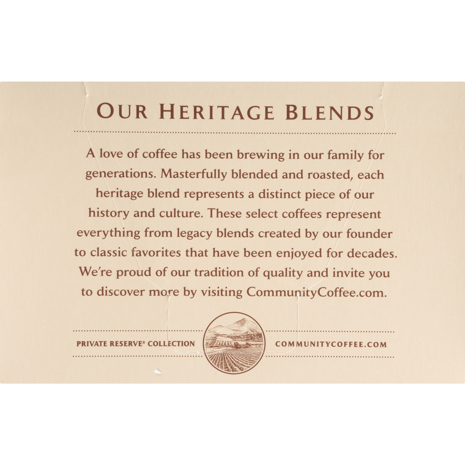 slide 5 of 7, Community Coffee Private Reserve Evangeline Blend Single-Serve Cups - 10 ct, 10 ct