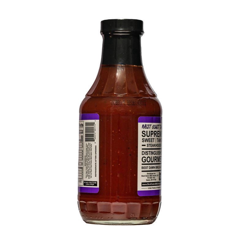 slide 5 of 5, Best Damn Bbq Sauce West Coast Tang, 