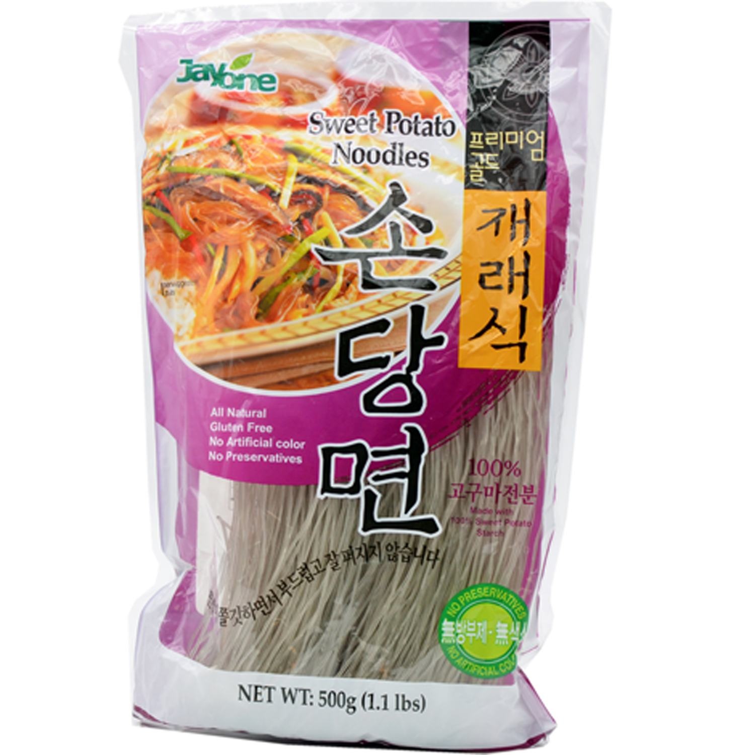 slide 1 of 5, Jayone Sweet Potato Noodle, 500 gram