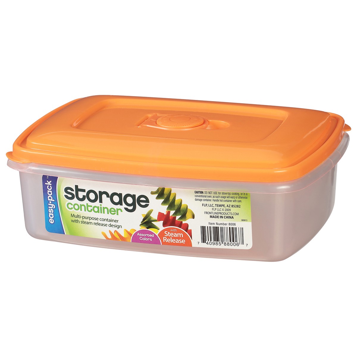 slide 3 of 9, Easy Pack easy-pac Rectangle Storage Container/Vent Lid, 34 oz