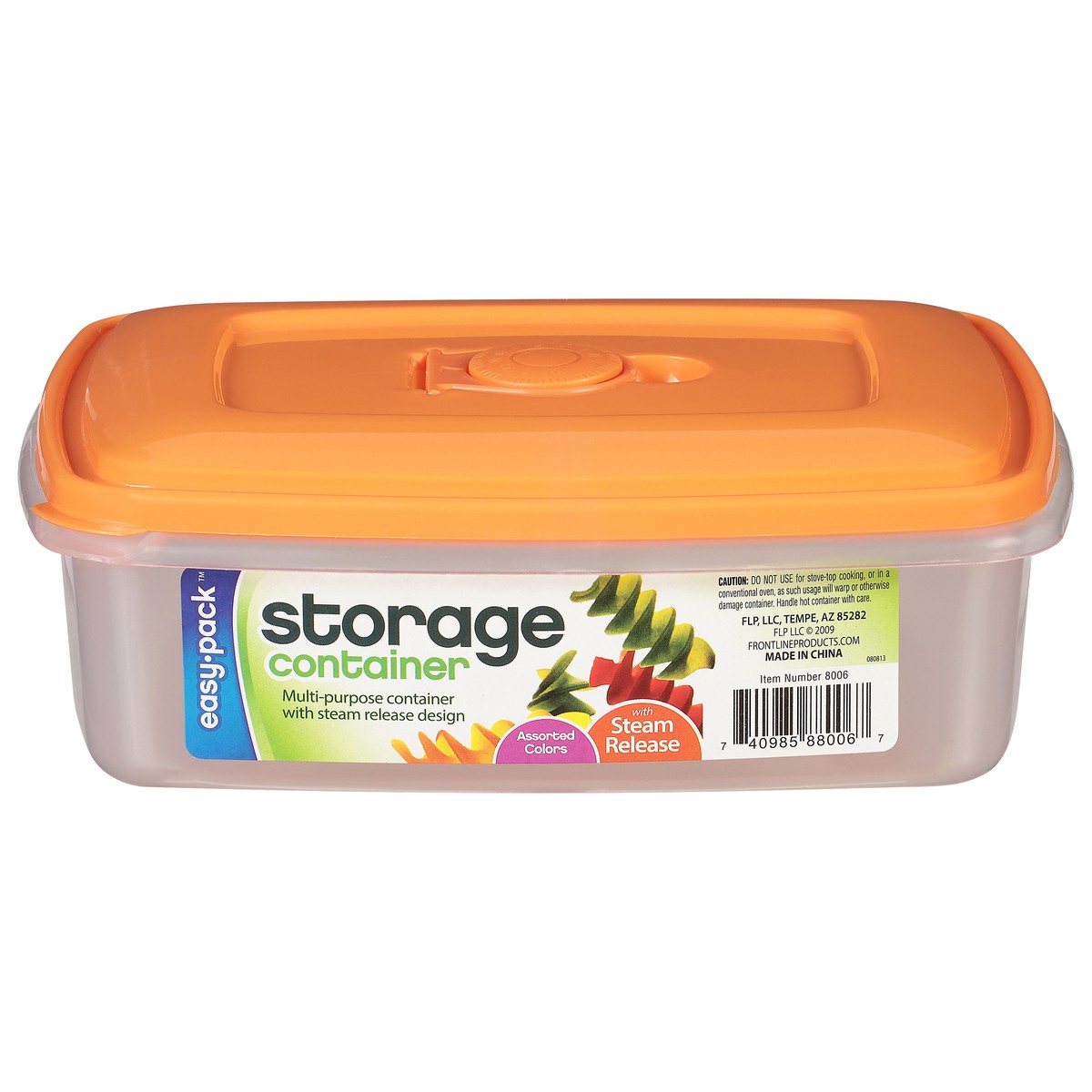 slide 1 of 9, Easy Pack easy-pac Rectangle Storage Container/Vent Lid, 34 oz