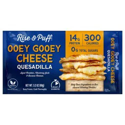 Rise & Puff Ooey Gooey Cheese Quesadilla