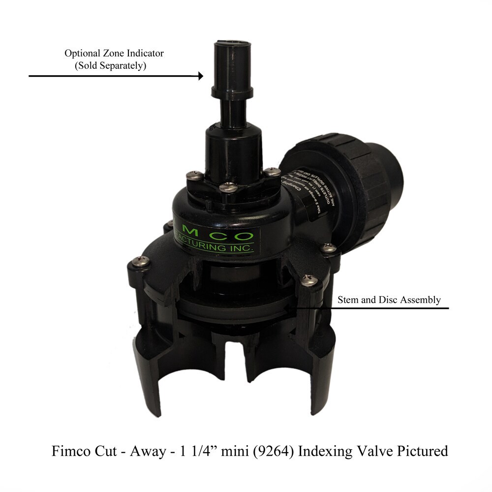 slide 2 of 3, FIMCO 1-in Plastic Manual irrigation valve, 1 ct