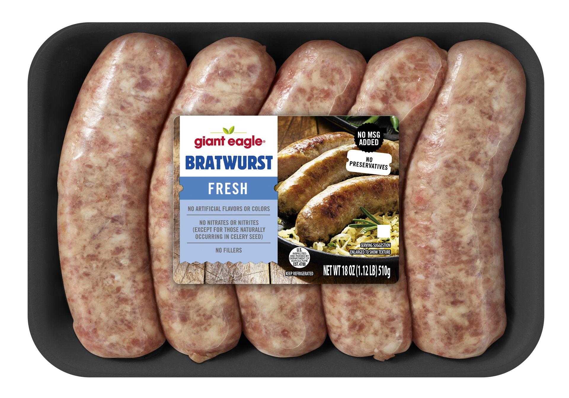 slide 1 of 1, Ge Bratwurst Nw, 1 ct