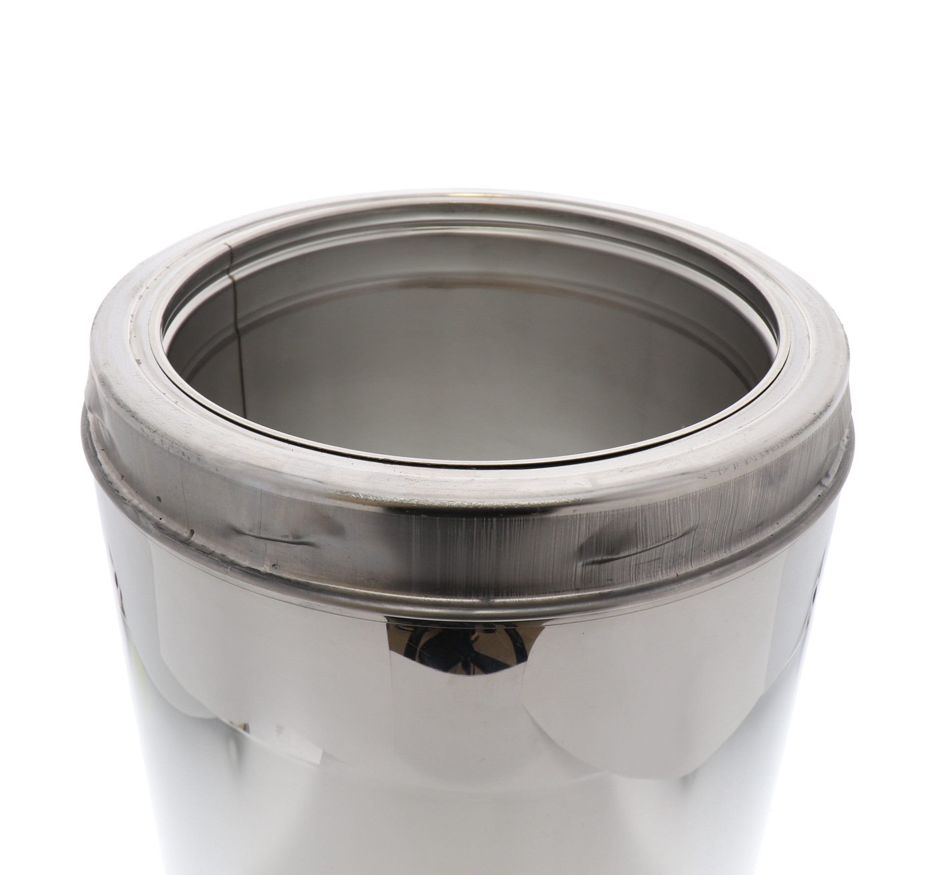 slide 1 of 4, SuperVent 8.0-in x 12.0-in Insulated Double wall Stainless steel Chimney Pipe, 1 ct