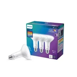 Philips 7.2-Watt BR30 Dimmable LED Light Bulb - 5 Shades