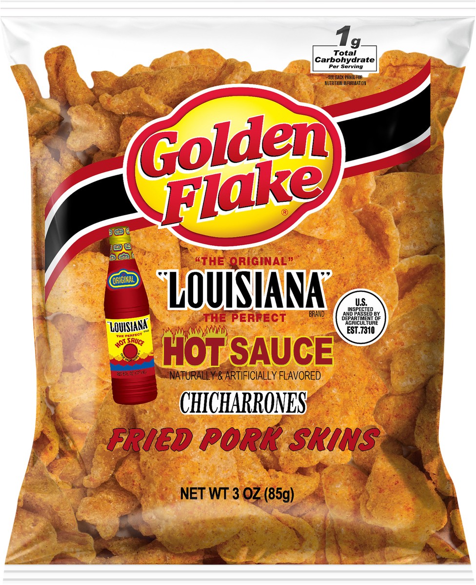 slide 4 of 7, Golden Flake Louisiana Hot Sauce Por, 3 oz