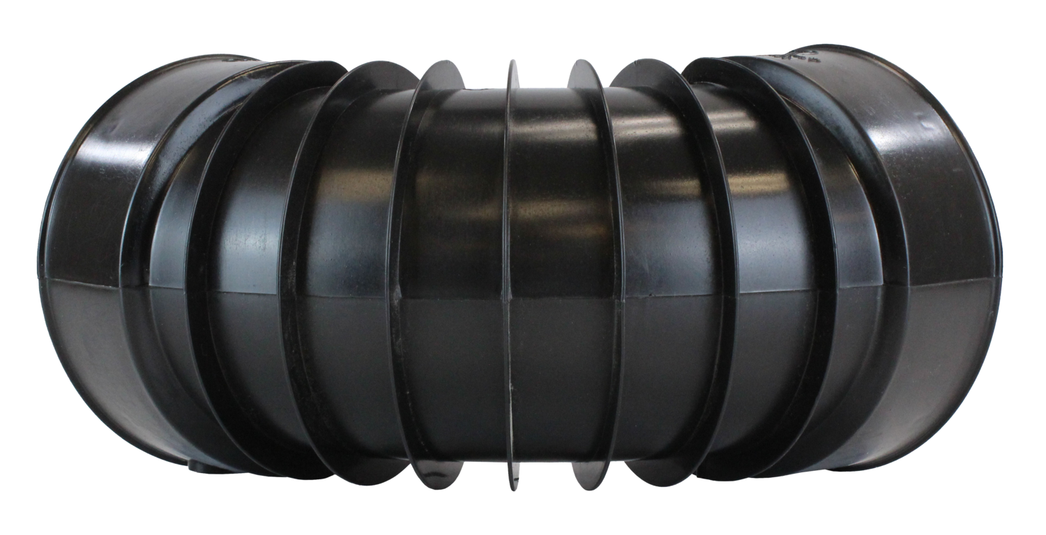 slide 2 of 5, ADS 3-in x 3-in 90 -Degree Corrugated Elbow Fittings, 1 ct