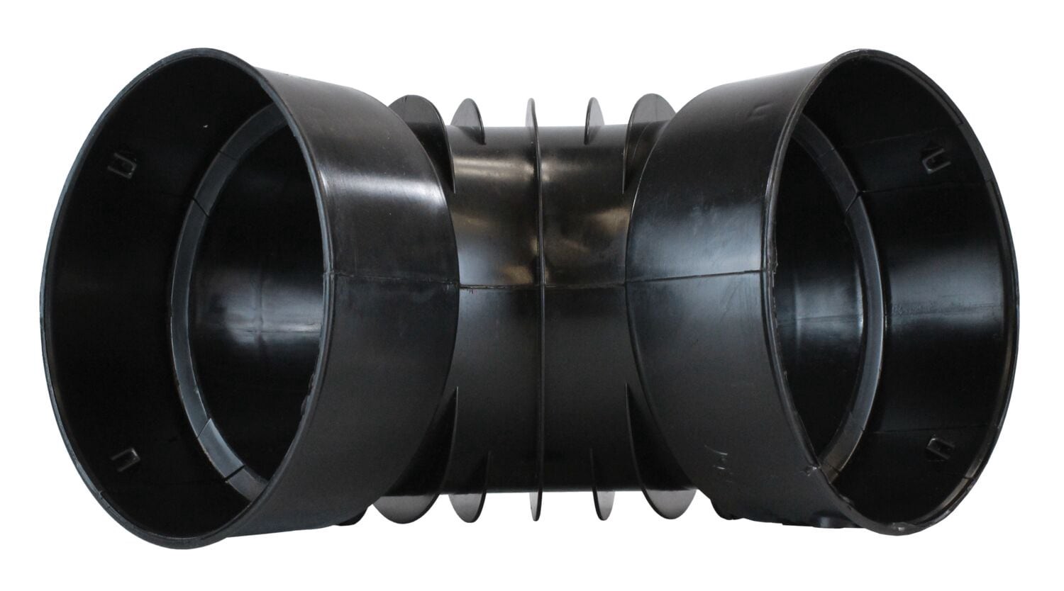 slide 5 of 5, ADS 3-in x 3-in 90 -Degree Corrugated Elbow Fittings, 1 ct