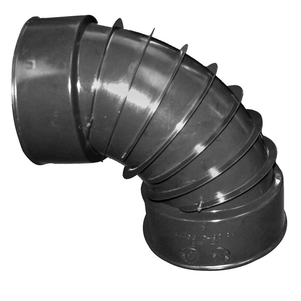 slide 1 of 5, ADS 3-in x 3-in 90 -Degree Corrugated Elbow Fittings, 1 ct