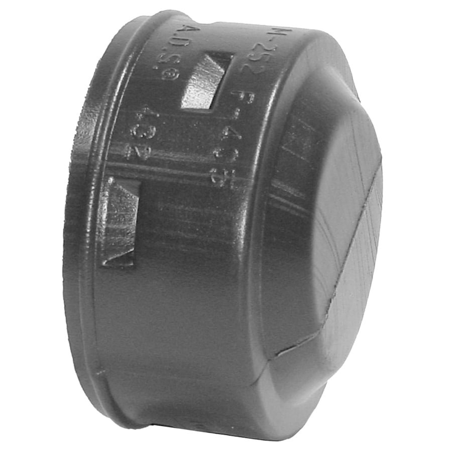 slide 2 of 6, ADS 3-in x 3-in Corrugated Cap Fittings, 1 ct