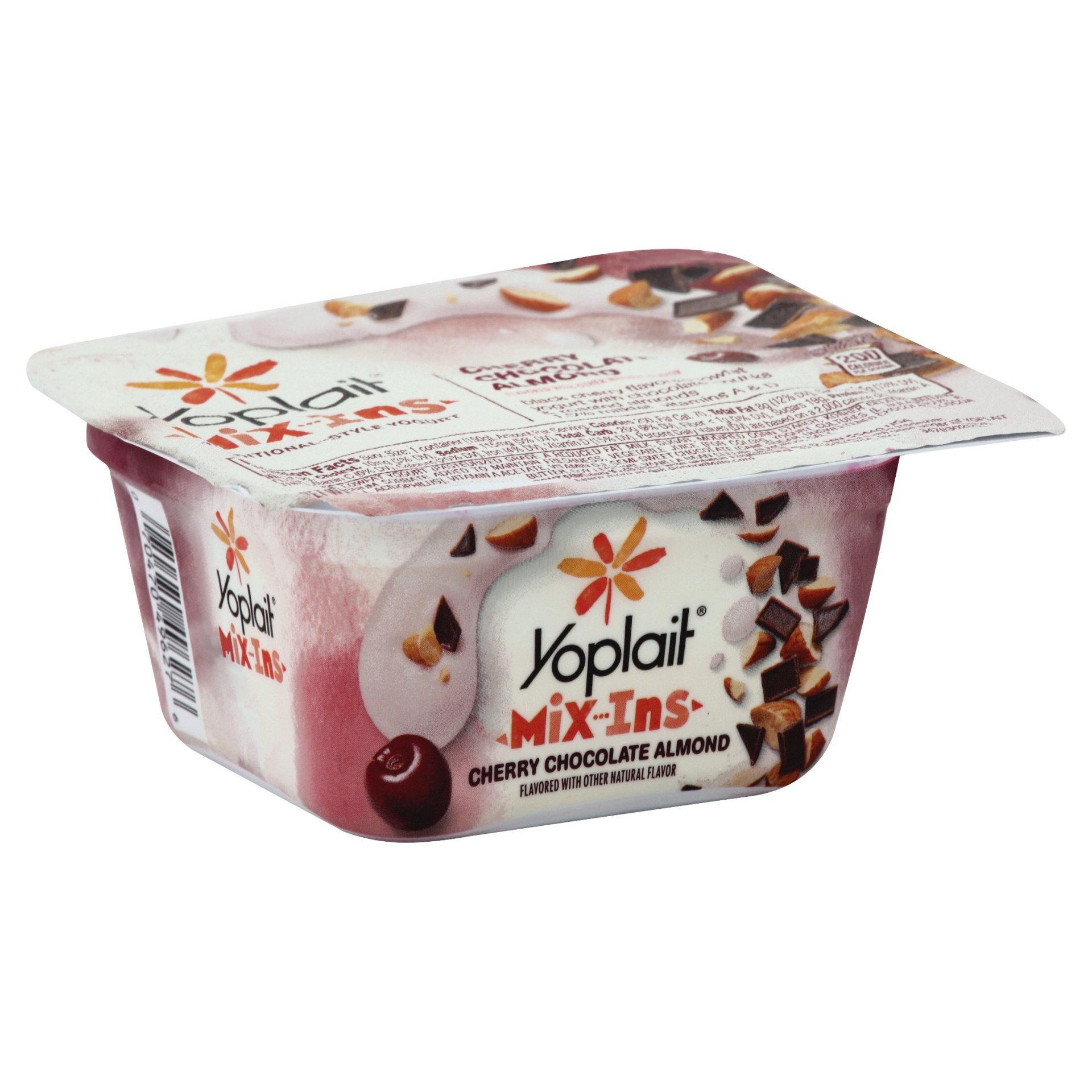 slide 1 of 1, Yoplait Cherry Chocolate Almond Mix-In Yogurt, 5.3 oz