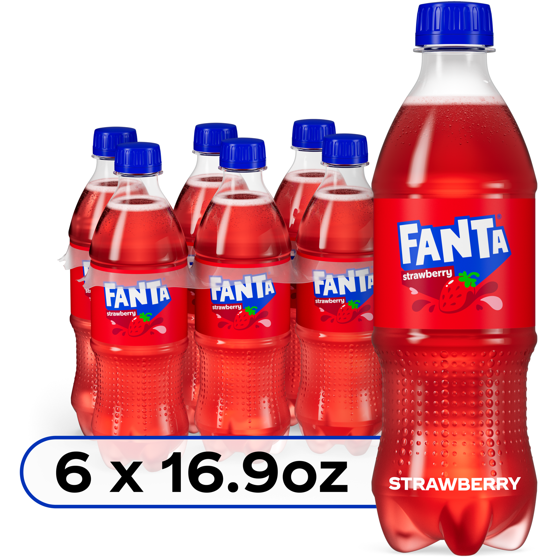 slide 1 of 5, Fanta Strawberry - 101.40 fl oz, 101.40 fl oz