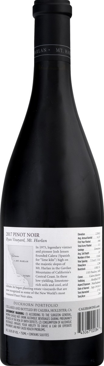 slide 2 of 10, Calera Pinot Noir, 750 fl oz