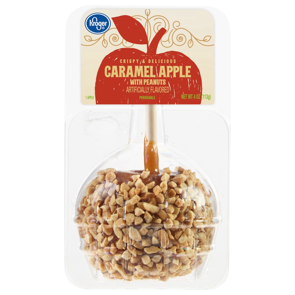 slide 2 of 2, Kroger Caramel Apple With Nuts, 4 oz