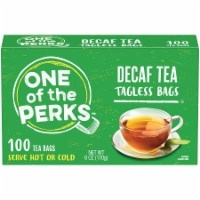 slide 1 of 1, One of the Perks Decaf Tagless Tea Bags - 100 ct, 100 ct