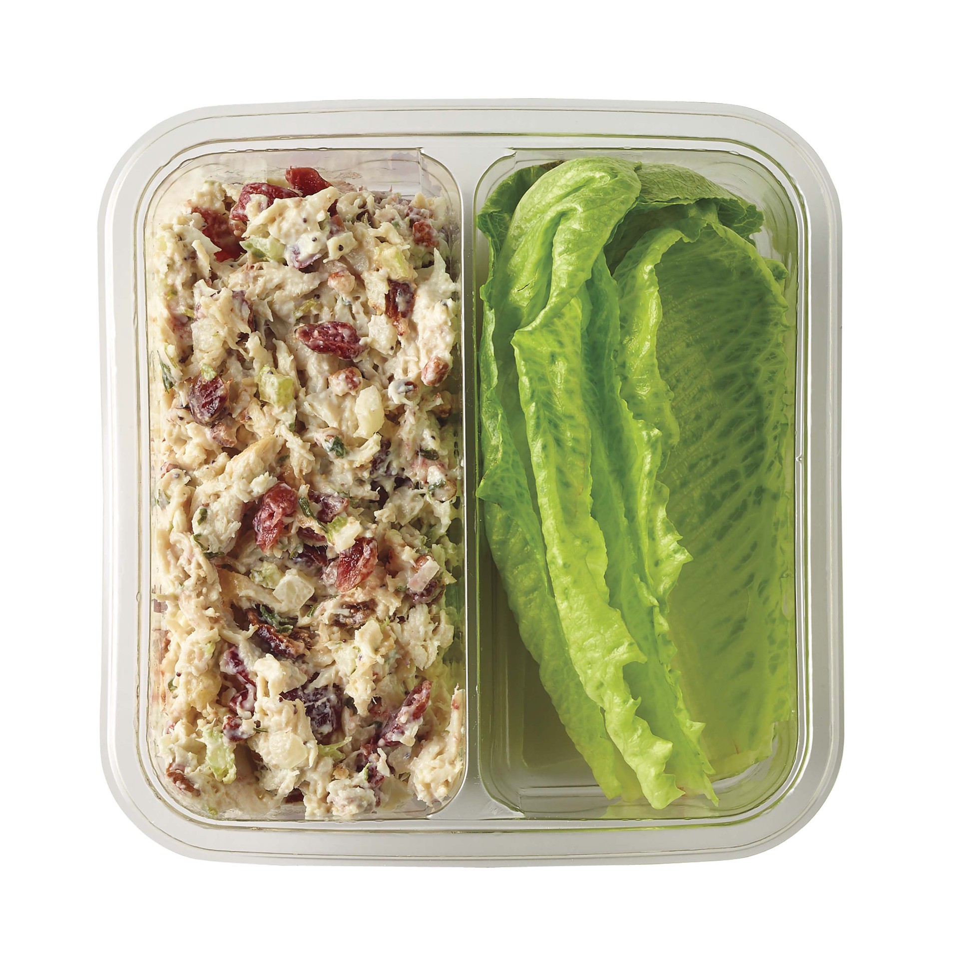 slide 1 of 1, Meal Simple by H-E-B Cranberry Pecan Turkey Salad Lettuce Wrap, 1 ct