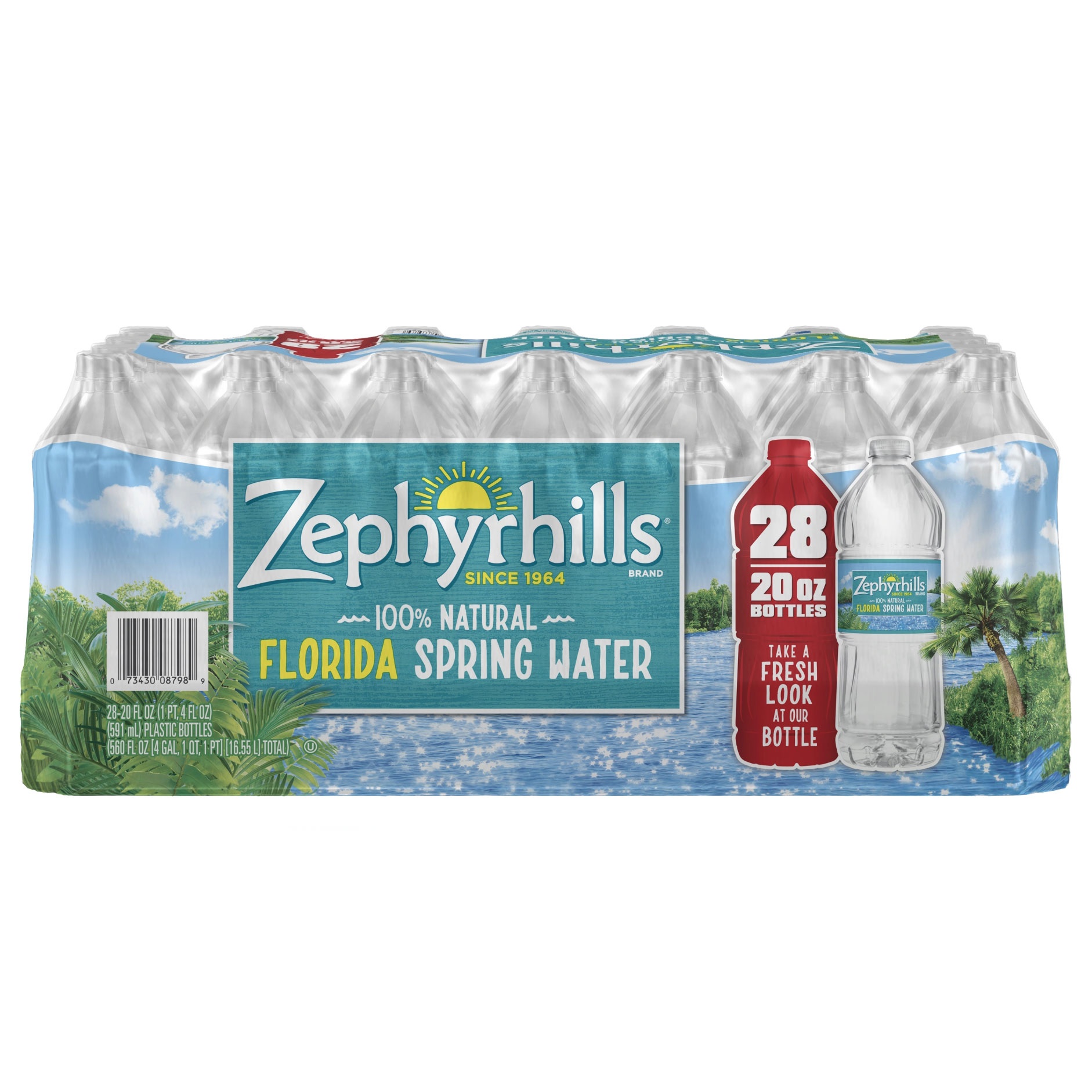 Zephyrhills Spring Water 28 ct; 20 fl oz Shipt