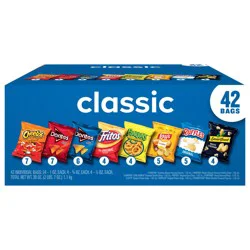 Frito-Lay Frito Lay Snacks Classic Mix Variety 39 Oz 42 Count
