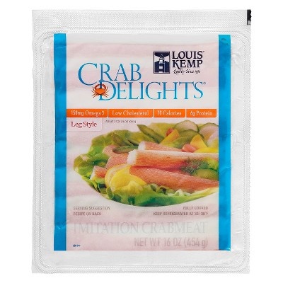 slide 1 of 1, Louis Kemp Crab Delights Leg Style, 16 oz