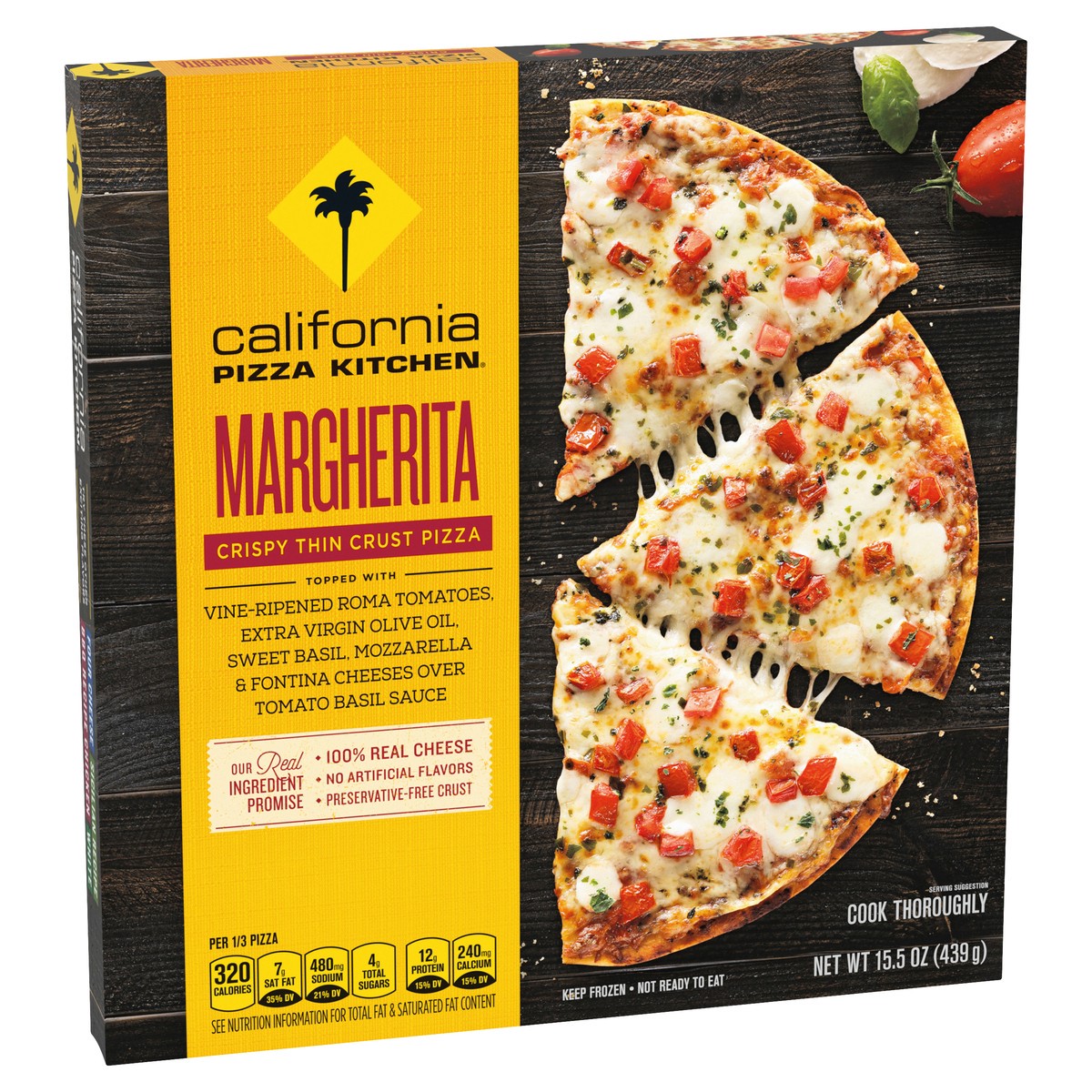 slide 1 of 8, California Pizza Kitchen Margherita Recipe Crispy Thin Crust Frozen Pizza 15.5 oz., 15.5 oz