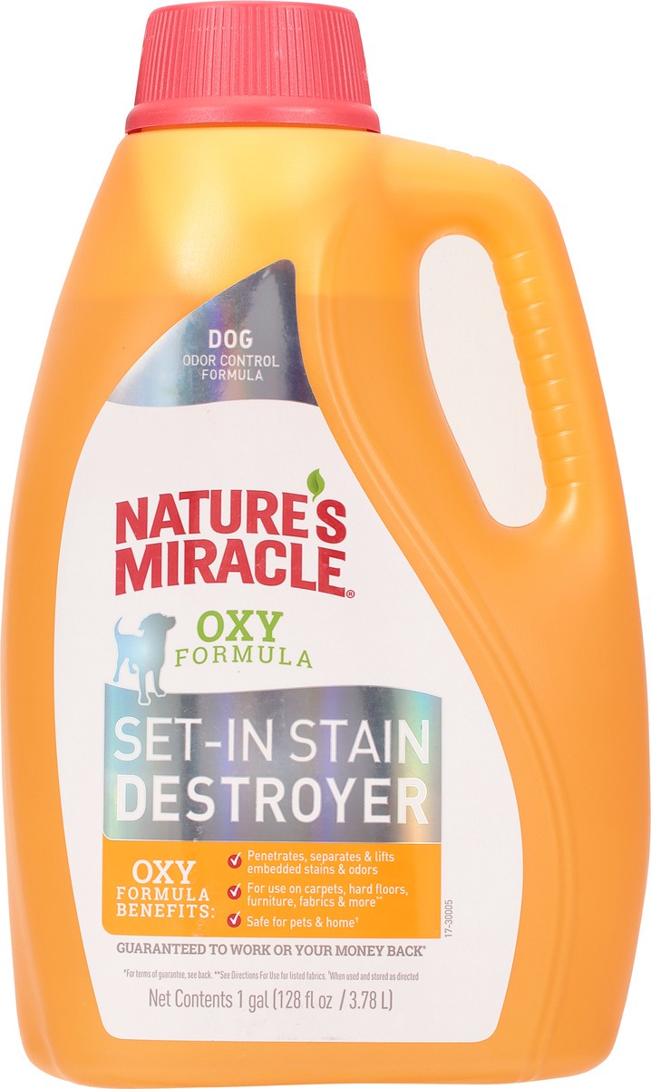 slide 10 of 10, Nature's Miracle Dog Odor Control Formula 1 gal, 1 gal