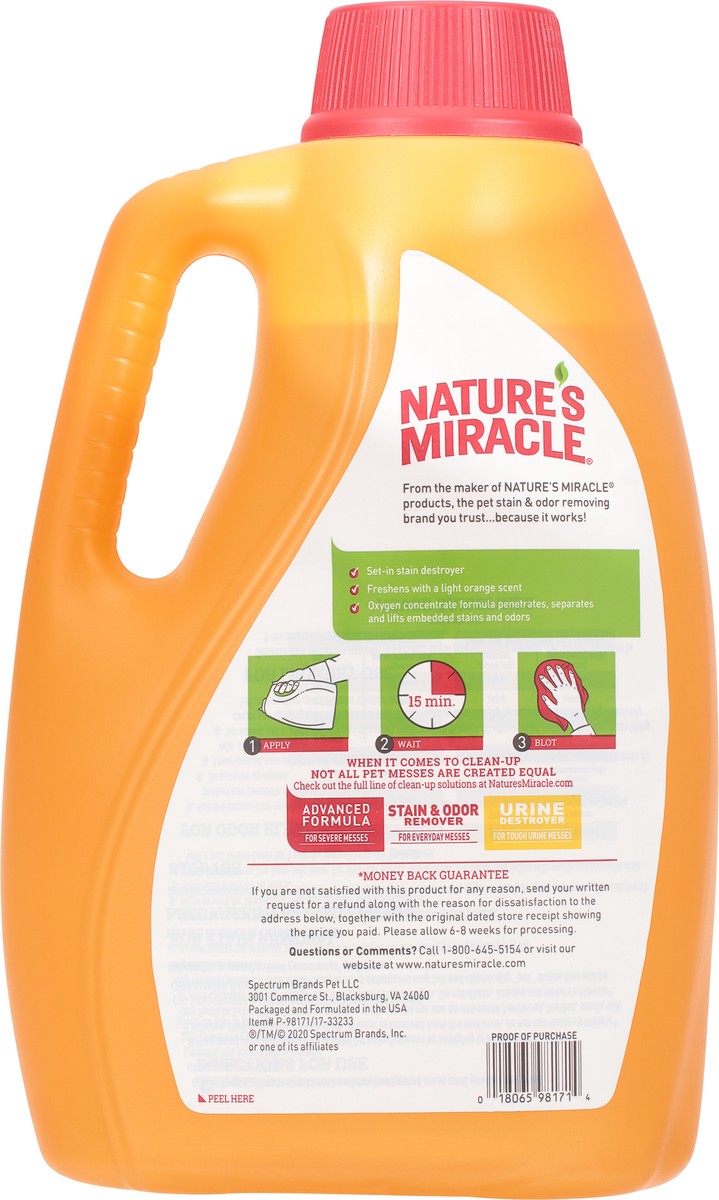 slide 7 of 10, Nature's Miracle Dog Odor Control Formula 1 gal, 1 gal