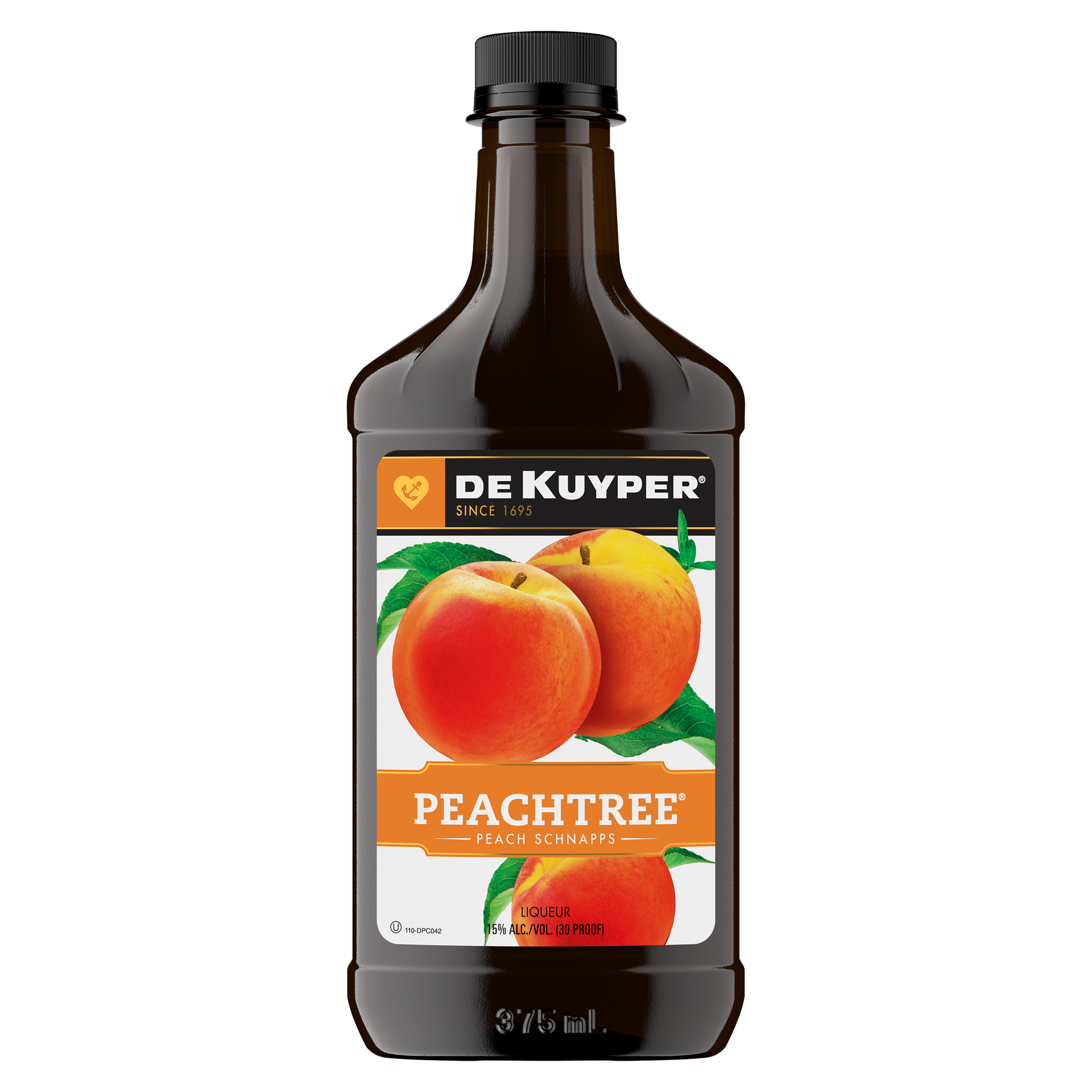 slide 2 of 2, DeKuyper Peachtree Peach Schnapps Liqueur 375 ml, 375 ml